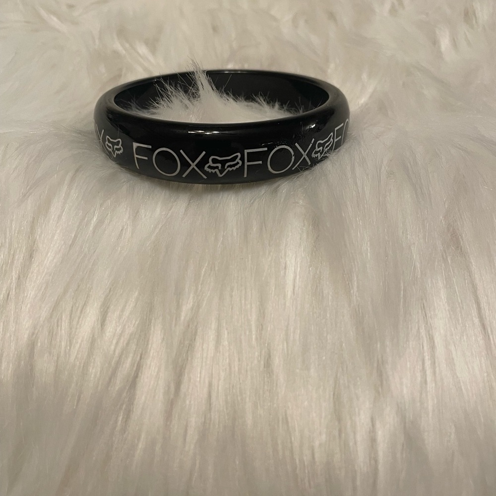 Y2K Black and White Fox Bangle